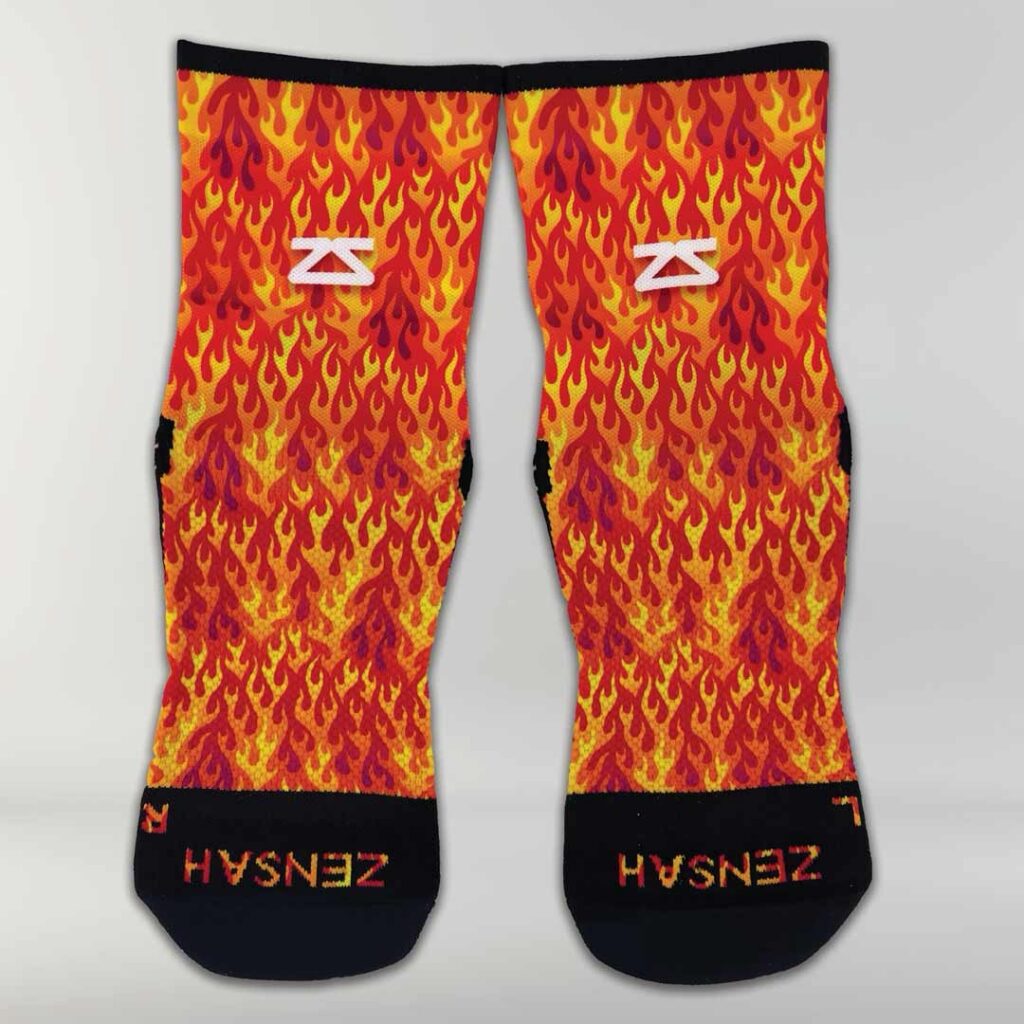 Flames Socks (Mini-Crew)